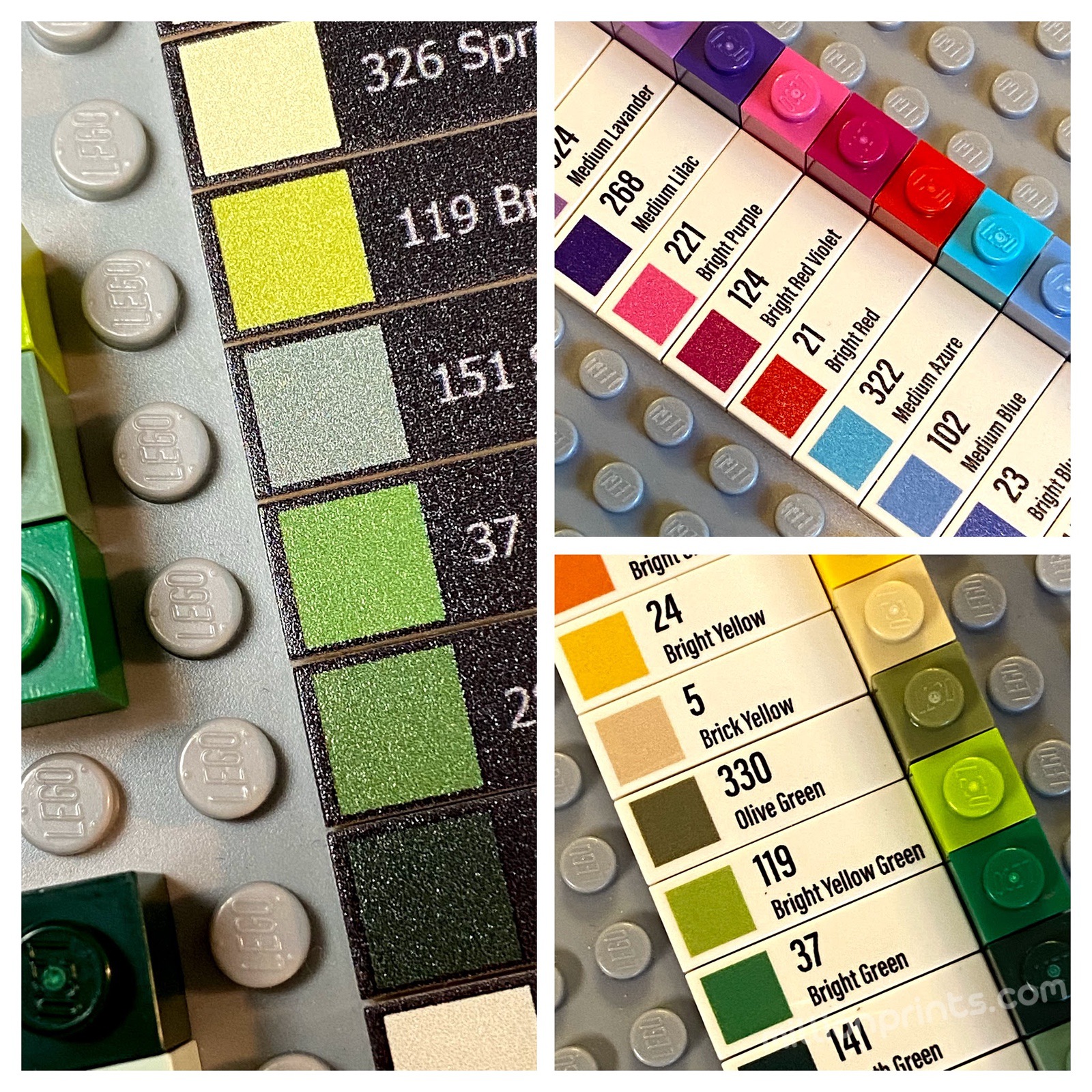 Printable Lego Color Chart - Free Printable Charts